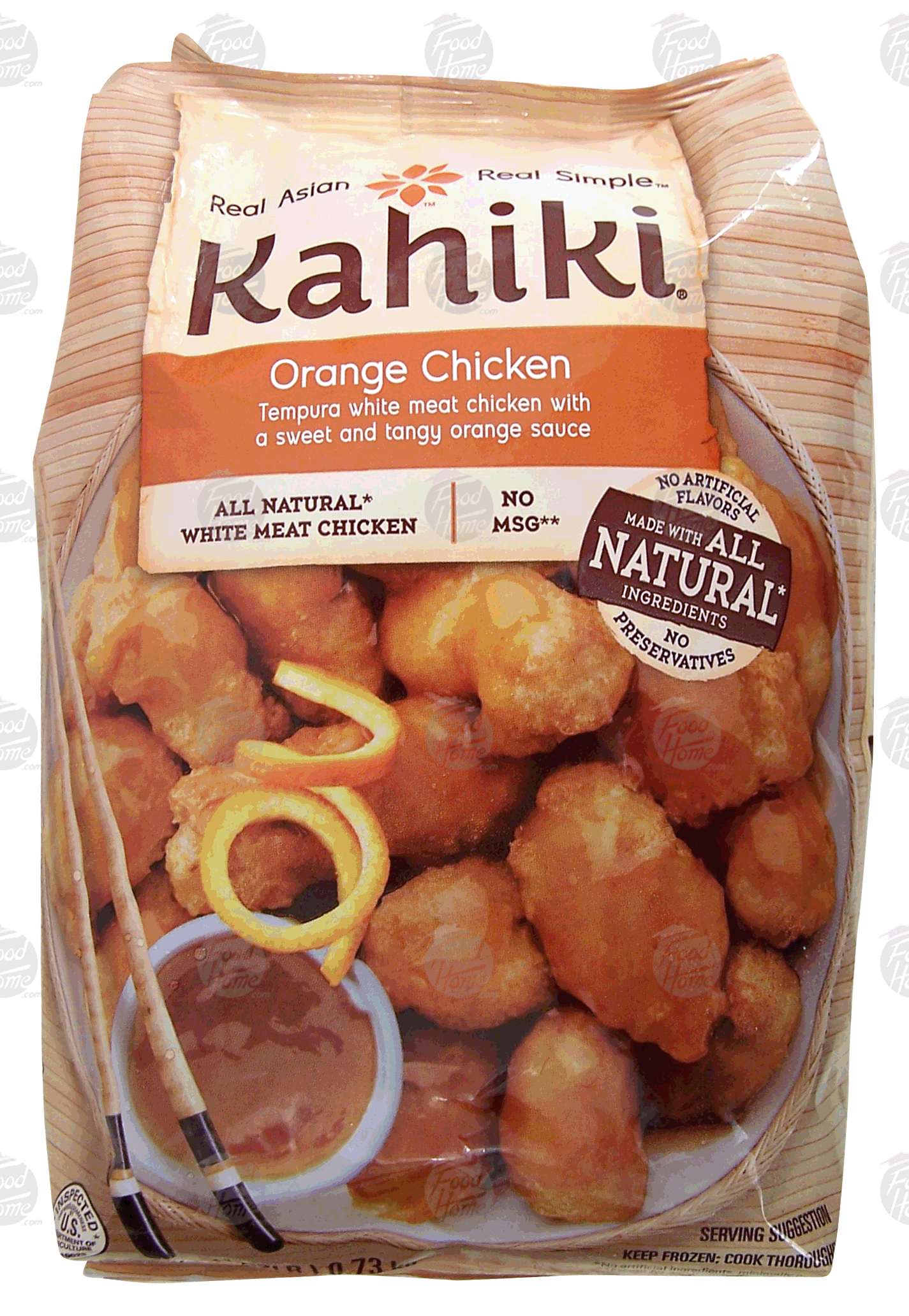 Kahiki  orange chicken; tempura white meat chicken with a sweet and tangy orange sauce Full-Size Picture